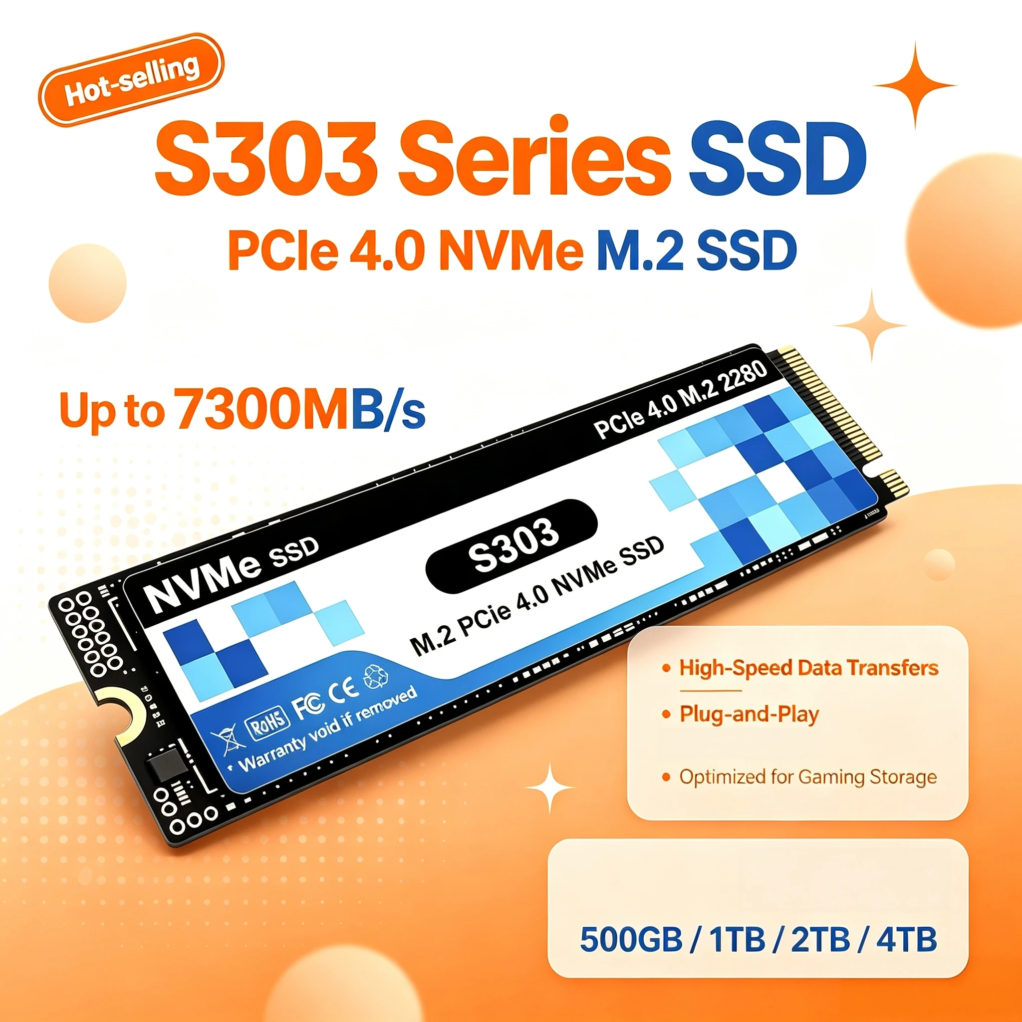 Ssd 500Gb - Original PCIe 4.0 NVMe M.2 SSD
